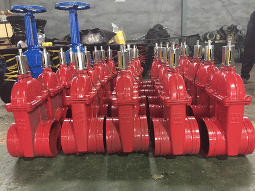 溝槽式附開度指示彈性座封閘閥 溝槽式附開度指示彈性座封閘閥