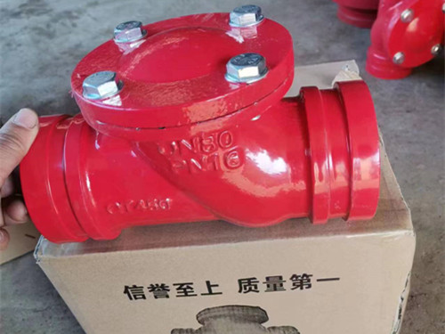 DN80的溝槽式球型止回閥 DN80的溝槽式球型止回閥