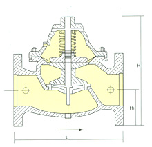 YF型浮球式液壓水位控制閥構(gòu)造圖 KYF型浮球式液壓水位控制閥構(gòu)造圖