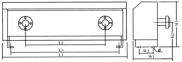 紫外線飲用水處理器結(jié)構(gòu)尺寸示例圖 紫外線飲用水處理器結(jié)構(gòu)尺寸示例圖